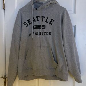 Gray Seattle Hoodie